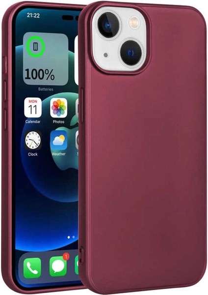 iPhone 14 Plus Uyumlu Kılıf Pürüzsüz Premier Silikon Kapak