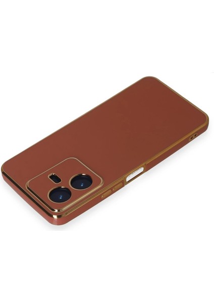 Vivo Y22 2022 Kılıf Volet Silikon - Kırmızı Bstmy