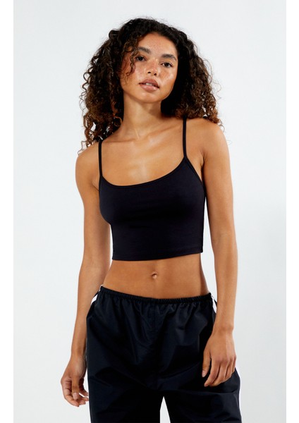 Kadın Ip Askılı Crop Top Büstiyer modelleri