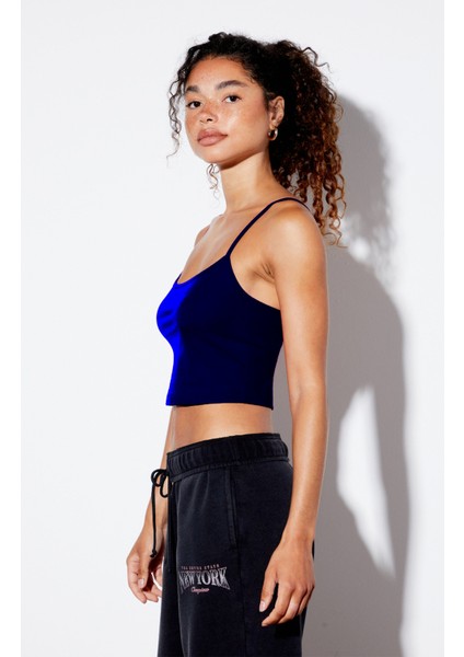 Kadın Ip Askılı Crop Top Büstiyer fırsatları