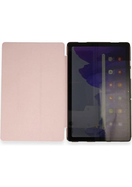 Samsung Galaxy T220 Tab A7 Lite 8.7 Kılıf Tablet Smart Kılıf - Rose Gold Bstmy