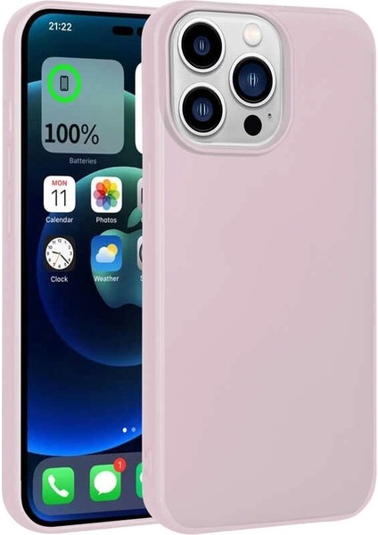 iPhone 14 Pro Max Uyumlu Kılıf Pürüzsüz Premier Silikon Kapak