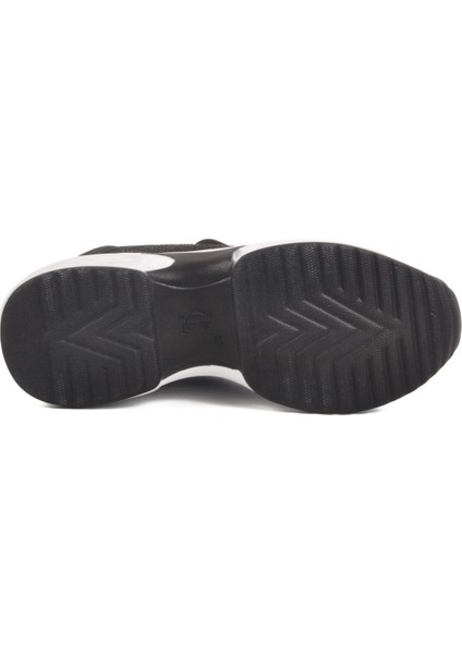 Siyah Triko Kalın Taban Kadın Sneaker Lady 5002 Z indirimleri