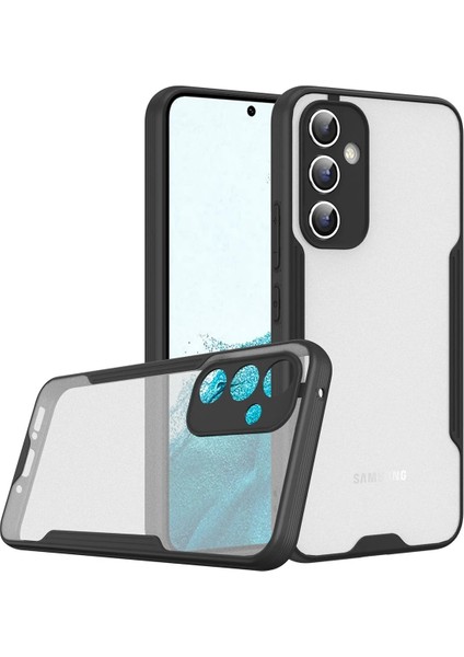 Samsung Galaxy A54 5g Kılıf Platin Silikon - Siyah Bstmy