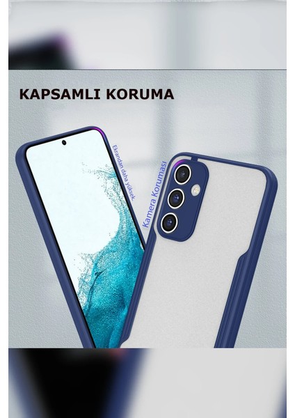 Samsung Galaxy A54 5g Kılıf Platin Silikon - Siyah Bstmy