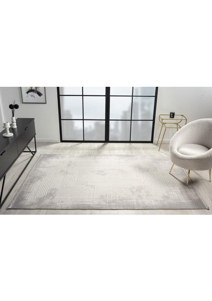 Arvel AR002A Beyaz Gri Koridor Halısı Mutfak Halısı Salon Halısı fiyatları