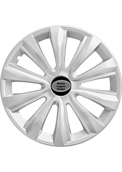 Mitsubishi Space Star 15 Inç Jant Kapağı Amblemli Gri (4 Adet) 117 Wg
