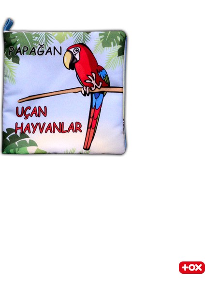 Uçan Hayvanlar Kumaş Sessiz Kitap T053 - Bez Kitap