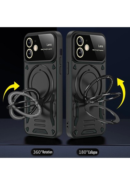 Iphone 11 Kılıf Joy Lens Standlı Kapak - Kırmızı Bstmy fiyatları