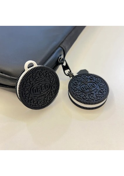 Airtag Için Oreo Temalı Kılıf Anahtarlık