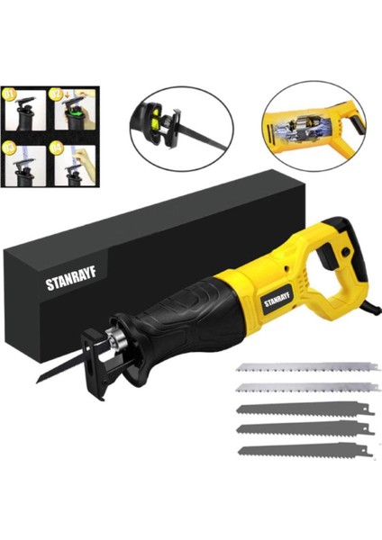Alman Bakır Sargılı Çelik Şanzıman 9800W Prüzsüz Kemik Kesme Tilki Kuyruğu Makinesi 5 Bıçak