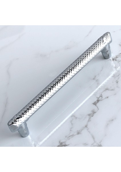 Mobilya Çekmece Mutfak Dolabı Dolap Kulpları Kapak Kulpu Kulbu Krom Metal Kulp 128 mm 12.8 cm