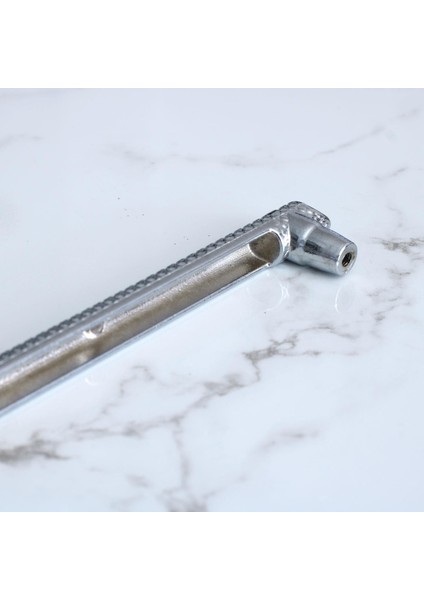 Mobilya Çekmece Mutfak Dolabı Dolap Kulpları Kapak Kulpu Kulbu Krom Metal Kulp 128 mm 12.8 cm