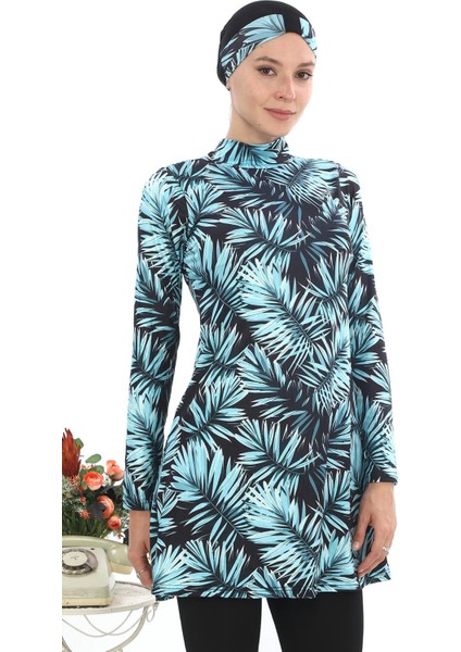 Bayan Tesettür Mayo Fermuarlı Boğazlı Renkli Esnek Kumaş Rahat Kalıp fiyatları