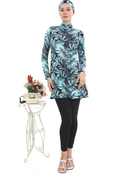 Bayan Tesettür Mayo Fermuarlı Boğazlı Renkli Esnek Kumaş Rahat Kalıp modelleri