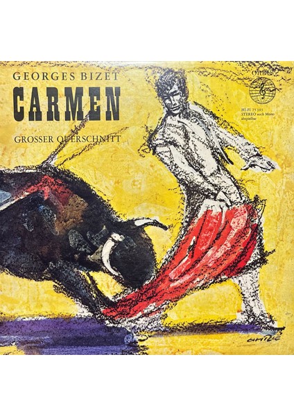 Georges Bizet Carmen Lp Plak