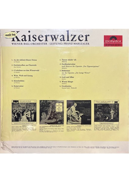 Kaiserwalzer Lp Plak