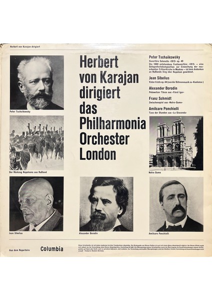 Karajan Philharmonia Orchester London Lp Plak