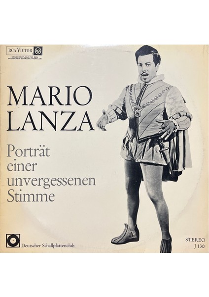 Mario Lanza Portrait Einer Lp Plak