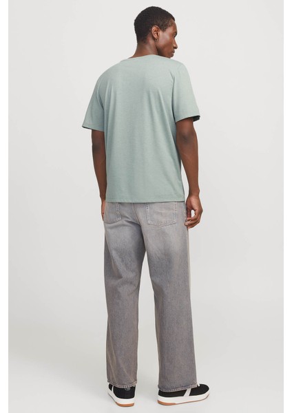 JJELOGO TEE SS Yeşil Erkek Kısa Kol T-Shirt modelleri