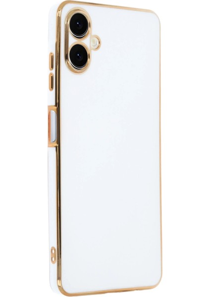 Samsung Galaxy A06 Kılıf Volet Silikon - Beyaz Bstmy