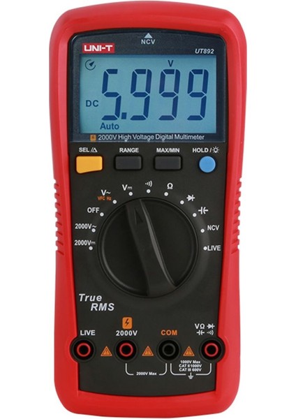 UT892 Dijital Multimetre 2000V modelleri
