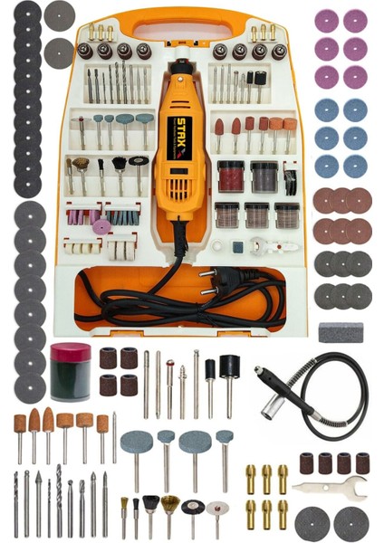 6 Devir Ayarlı 398PARÇA Premium Seri 350W Gravür Oyma Taşlama Dremel Seti + Şaft Kablosu Hediy fiyatları