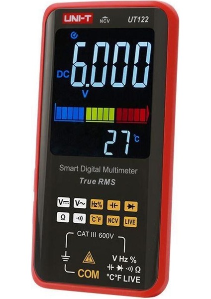 Unı-T Ut 122 True Rms Cep Tip Akıllı Dijital Multimetre Ncv/live 600V Ac/dc fiyatları