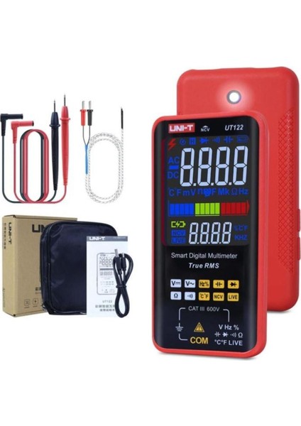Unı-T Ut 122 True Rms Cep Tip Akıllı Dijital Multimetre Ncv/live 600V Ac/dc fırsatları