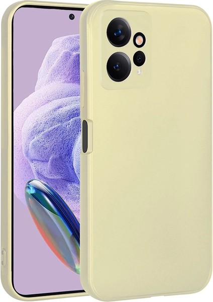 Xiaomi Redmi Note 12 4g Uyumlu Kılıf Pürüzsüz Premier Silikon Kapak