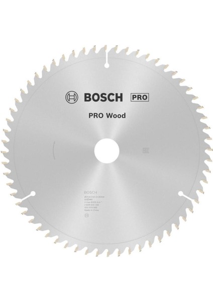 Optiline Wood 254 x 30 mm 60 Diş Ahşap Daire Testere Bıçağı 2608640436