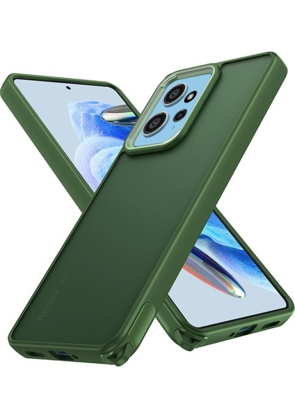 Xiaomi Redmi Note 12 4g Kılıf Elegant Kapak - Yeşil Bstmy