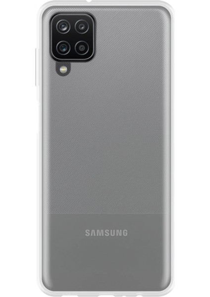 Samsung Galaxy A12 Kılıf Lüx Şeffaf Silikon Bstmy