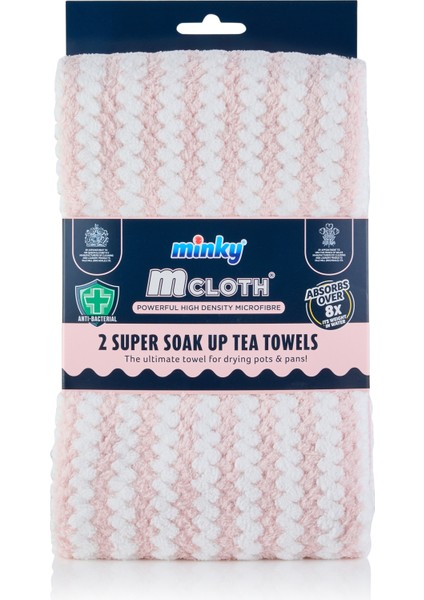 Minky Mcloth Süper Emici Kurulama Havlusu 2li Set