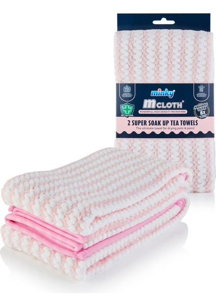 Minky Mcloth Süper Emici Kurulama Havlusu 2li Set