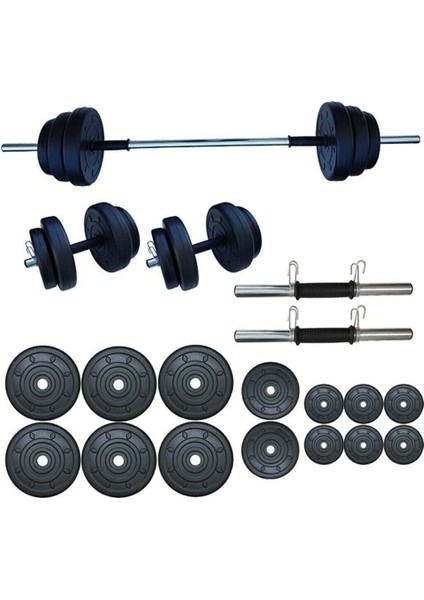 75 kg Ağırlık Seti 45 kg Vücut Geliştirme Aleti Halter Seti