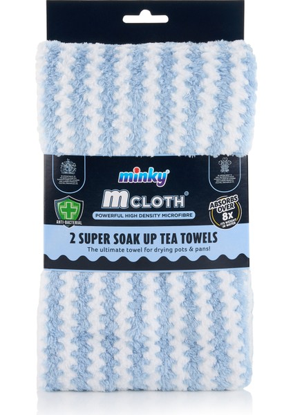 Minky Mcloth Süper Emici Kurulama Havlusu 2li Set