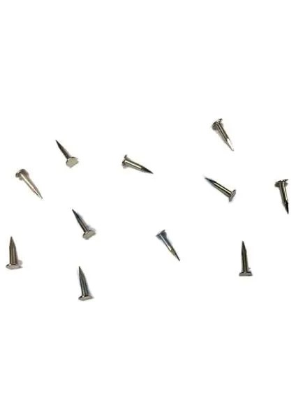 Klips, Menteşe, Ayağı Çivisi 7mm Çelik - Nikel 10GR