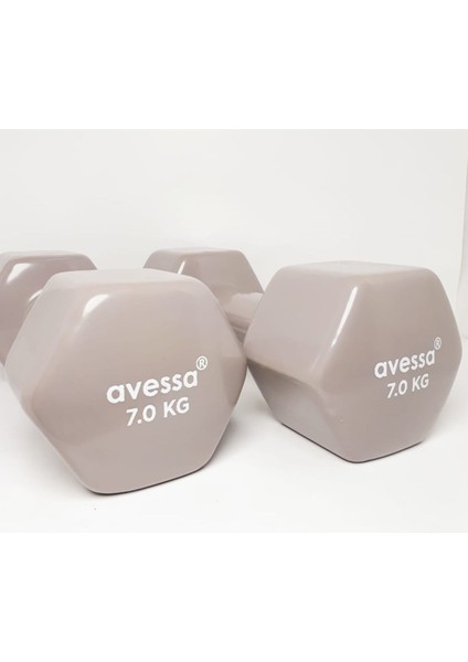 7 kg Vinil Dambıl Pvc 2 Adet