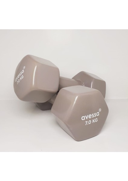 7 kg Vinil Dambıl Pvc 2 Adet