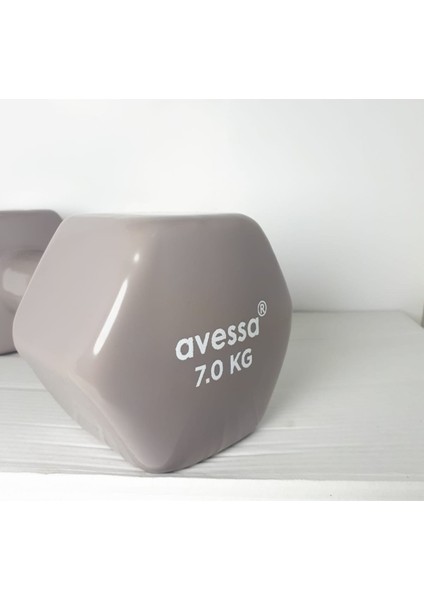 7 kg Vinil Dambıl Pvc 2 Adet