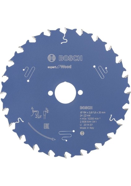 Daire Testere - Expert For Wood 184*30 mm 24 Diş
