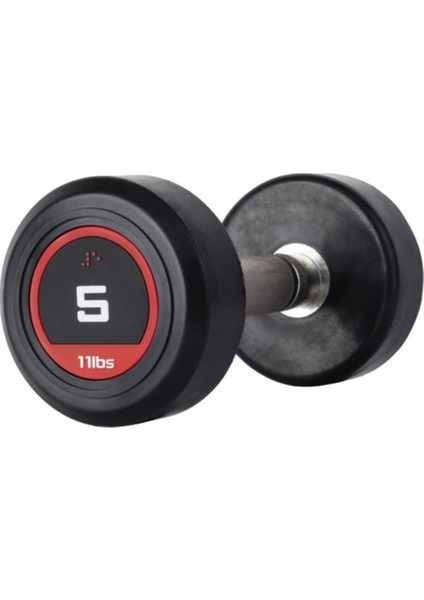 5 kg 5 kg Olimpik Dambıl (Kauçuk Kaplı) - 1 Adet 5 kg Dambıl Seti Döküm Siyah