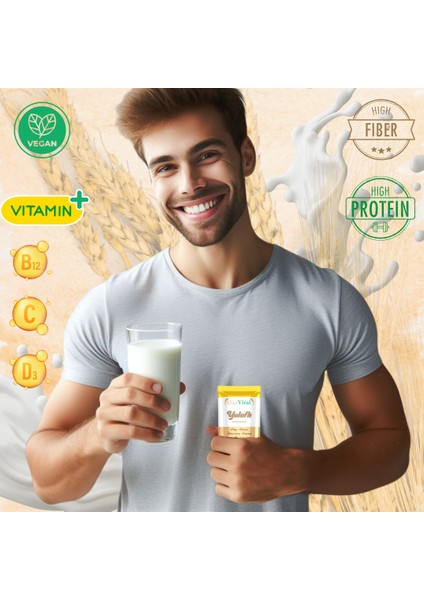 OATVITAL Yüksek Proteinli ve Yulaf Sütlü İçecek Karışımı-15'li Stand