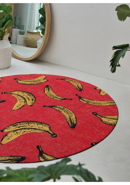 Pop Banana Kaymaz Tabanlı Modern Halı Pet Malzeme Zemin Isıtma Uyumlu fiyatları