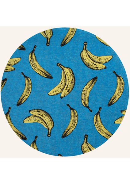 Pop Banana Kaymaz Tabanlı Modern Halı Pet Malzeme Zemin Isıtma Uyumlu