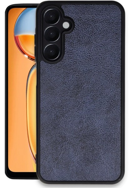 Samsung Galaxy A36 Kılıf Aras Deri Kapak - Lacivert Bstmy