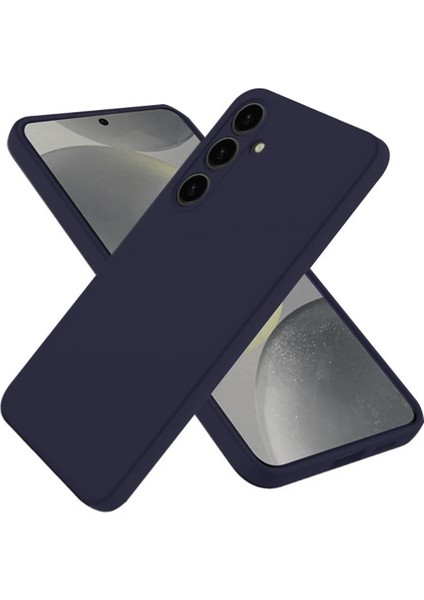 Samsung Galaxy A26 Kılıf First Silikon - Lacivert Bstmy