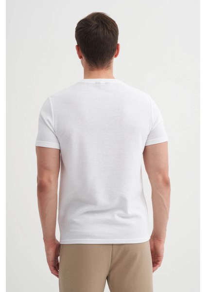 Beyaz Erkek T-Shirt 4240 modelleri