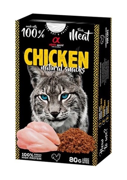 Natural Atıştırmalık Tavuk Etli Kedi Ödülü 80 gr